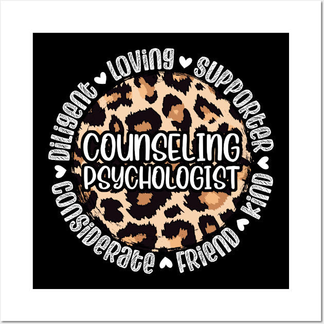 Counseling Psychologist Appreciation Wall Art by White Martian